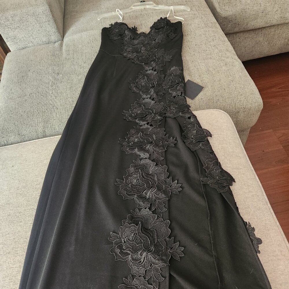 NWT lulu sexy sweetheart black dress *size small